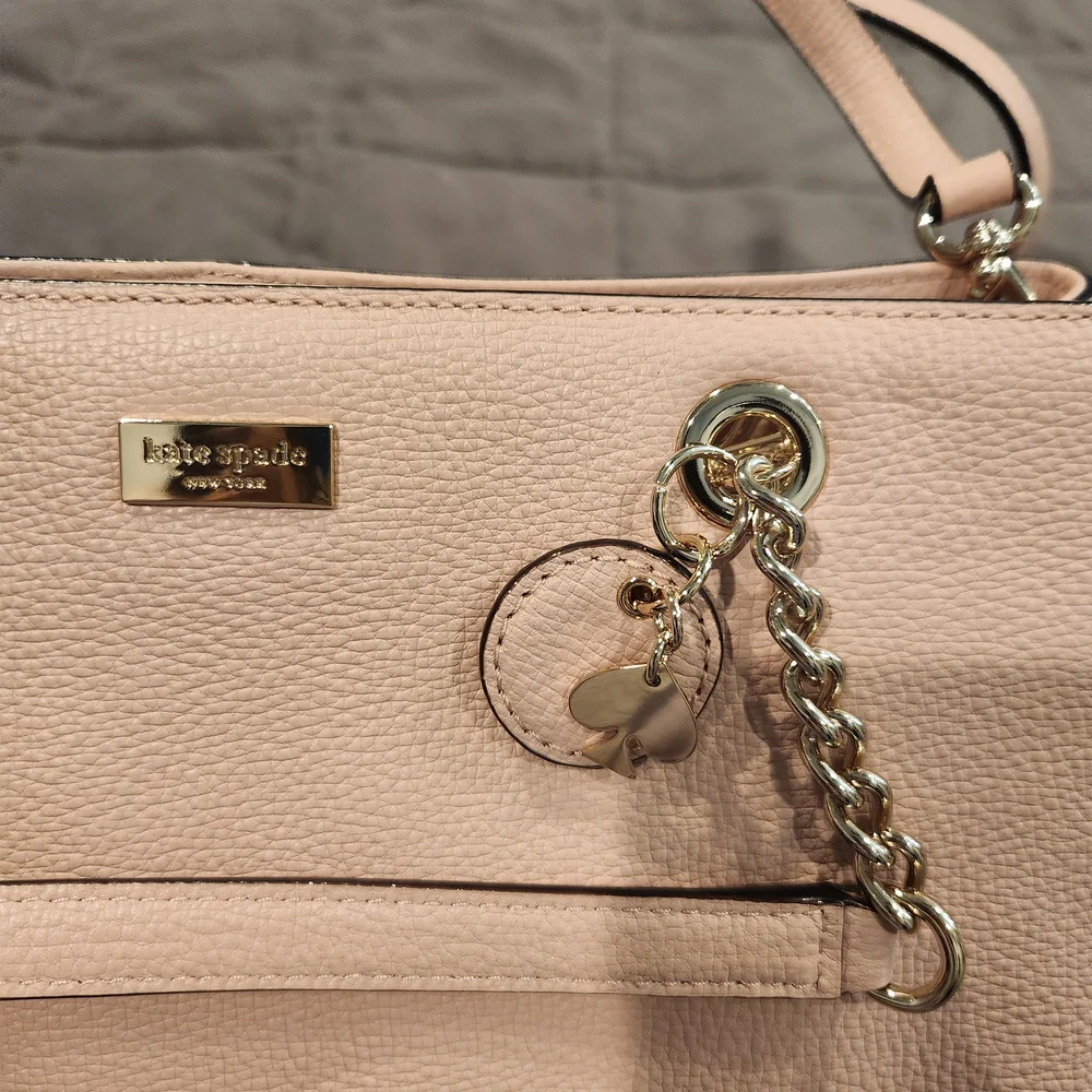 Kate Spade Light Pink Shoulder Bag with Chain Strap - Picture 6 of 6